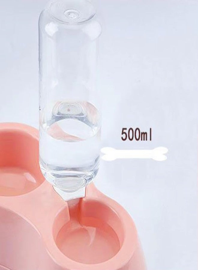 TGOPIT أوعية طعام وماء للقطط من TGOPIT، طقم أوعية طعام وماء مائلة للقطط والكلاب، وعاء طعام مزدوج للقطط، وعاء طعام وماء للقطط والكلاب الصغيرة، وعاء تغذية للقطط - Image 4